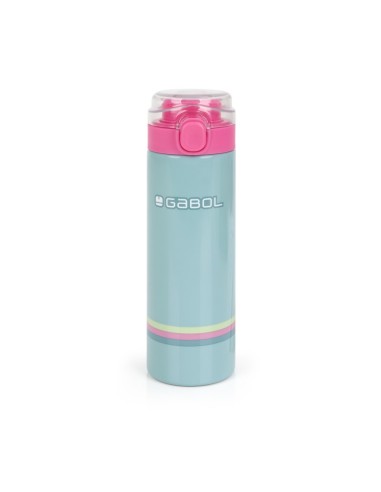 Botella Acero Inox. Infantil Gabol Whisper Verde Menta Bo...