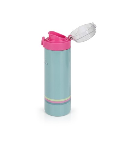 Botella Acero Inox. Infantil Gabol Whisper Verde Menta Bo...