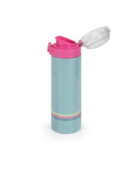 Botella Acero Inox. Infantil Gabol Whisper Verde Menta Bo...