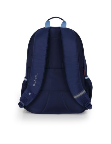 Mochila Escolar Adaptable Gabol Whisper Azul Marino Mochi...