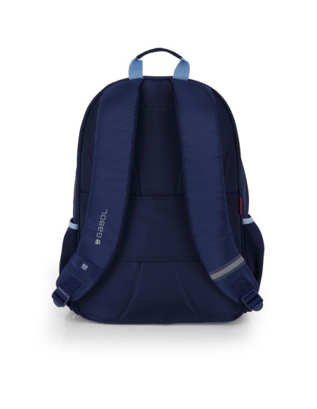 Mochila Escolar Adaptable Gabol Whisper Azul Marino Mochi...