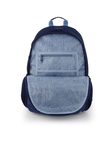 Mochila Escolar Adaptable Gabol Whisper Azul Marino Mochi...
