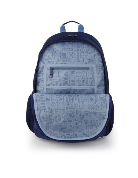 Mochila Escolar Adaptable Gabol Whisper Azul Marino Mochi...