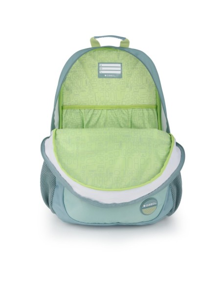 Mochila Escolar Adaptable Gabol Whisper Verde Menta Mochi...