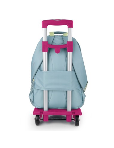 Mochila Escolar Adaptable Gabol Whisper Verde Menta Mochi...