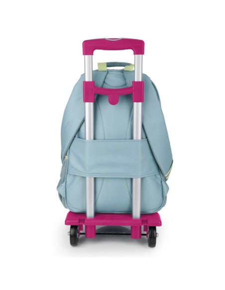 Mochila Escolar Adaptable Gabol Whisper Verde Menta Mochi...