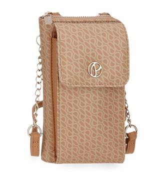 7725332 PORTAMOVIL BANDOLERA PJL MEGAN CAMEL