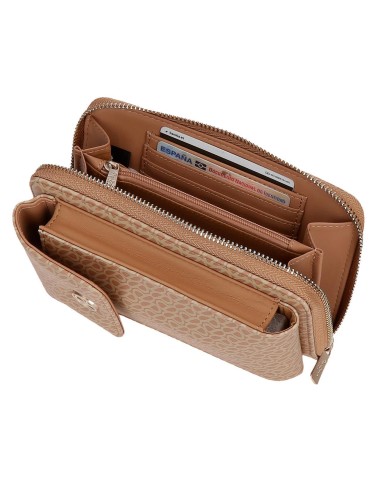 7725332 PORTAMOVIL BANDOLERA PJL MEGAN CAMEL