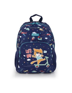 Mochila Escolar Adaptable Gabol Speedy Azul Marino Mochil...