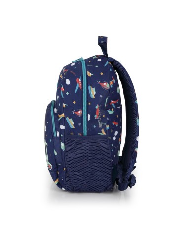 Mochila Escolar Adaptable Gabol Speedy Azul Marino Mochil...