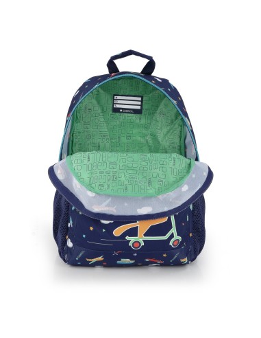 Mochila Escolar Adaptable Gabol Speedy Azul Marino Mochil...