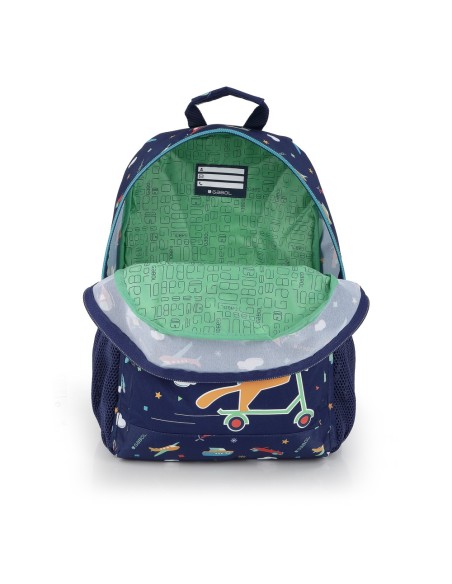 Mochila Escolar Adaptable Gabol Speedy Azul Marino Mochil...