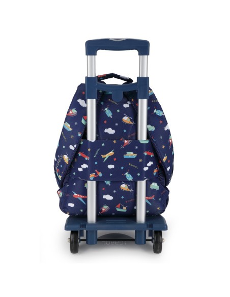 Mochila Escolar Adaptable Gabol Speedy Azul Marino Mochil...