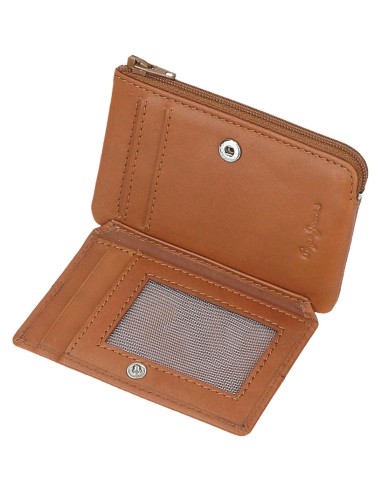 7860236 MONEDERO - TARJETERO PJL CRACKER CAMEL