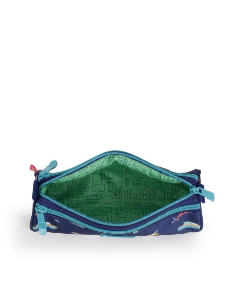 Portatodo Redondo Triple Gabol Speedy Azul Marino Portato...