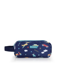 Portatodo Cuadrado Triple Gabol Speedy Azul Marino Portat...