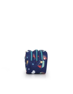 Portatodo Cuadrado Triple Gabol Speedy Azul Marino Portat... 2