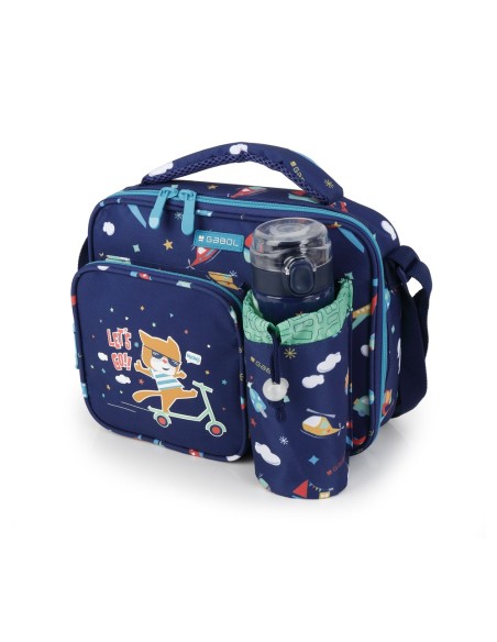 Porta Alimentos Termico Gabol Speedy Azul Marino Neceser-...