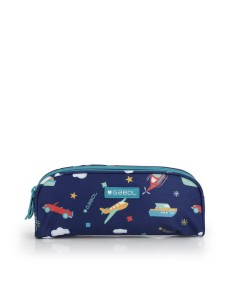 Portatodo Doble Gabol Speedy Azul Marino Portatodo Estuch...