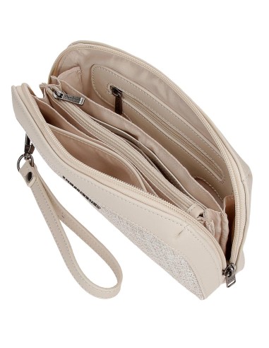 7604132 CARTERA DE MANO PJL MADDIE BEIGE
