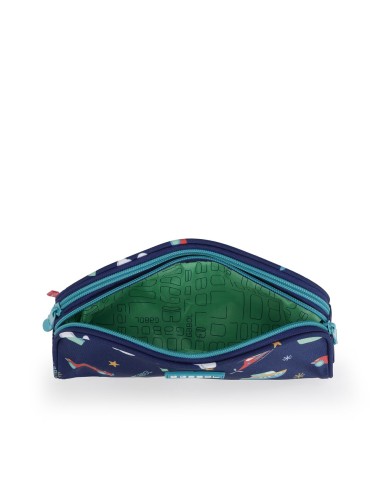 Portatodo Doble Gabol Speedy Azul Marino Portatodo Estuch...