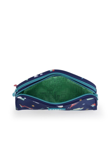 Portatodo Doble Gabol Speedy Azul Marino Portatodo Estuch...