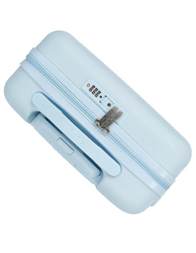 7699534 SET 2/TROLLEY ABS 55-70CM.4R.PJL ACCENT AZUL CLARO