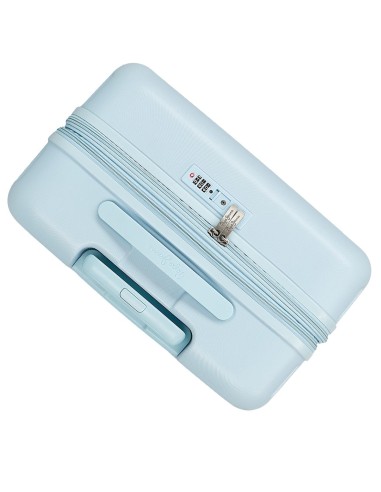 7699534 SET 2/TROLLEY ABS 55-70CM.4R.PJL ACCENT AZUL CLARO