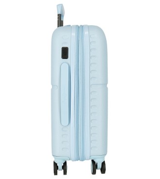 7698634 TROLLEY ABS 55CM.C/EXP. 4R. PJL ACCENT AZUL CLARO 2