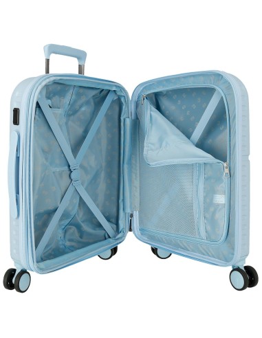 7698634 TROLLEY ABS 55CM.C/EXP. 4R. PJL ACCENT AZUL CLARO