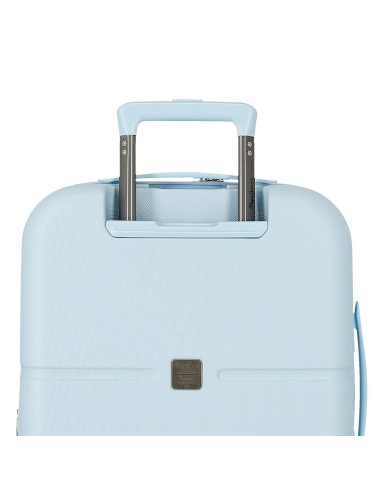 7698634 TROLLEY ABS 55CM.C/EXP. 4R. PJL ACCENT AZUL CLARO