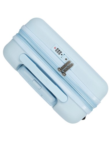 7698634 TROLLEY ABS 55CM.C/EXP. 4R. PJL ACCENT AZUL CLARO