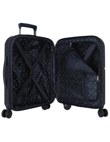 7698632 TROLLEY ABS 55CM.C/EXP. 4R. PJL ACCENT MARINO