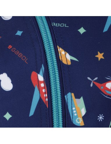 Mochila Tres Compartimentos Escolar Gabol Speedy Azul Mar...