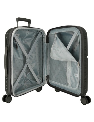 7698631 TROLLEY ABS 55CM.C/EXP. 4R. PJL ACCENT ANTRACITA