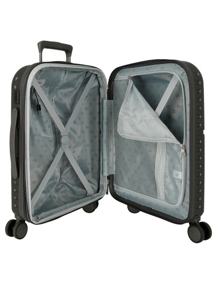 7698631 TROLLEY ABS 55CM.C/EXP. 4R. PJL ACCENT ANTRACITA