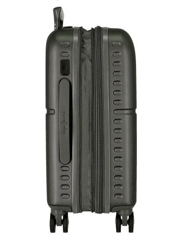 7698631 TROLLEY ABS 55CM.C/EXP. 4R. PJL ACCENT ANTRACITA