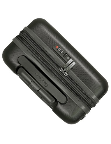 7698631 TROLLEY ABS 55CM.C/EXP. 4R. PJL ACCENT ANTRACITA