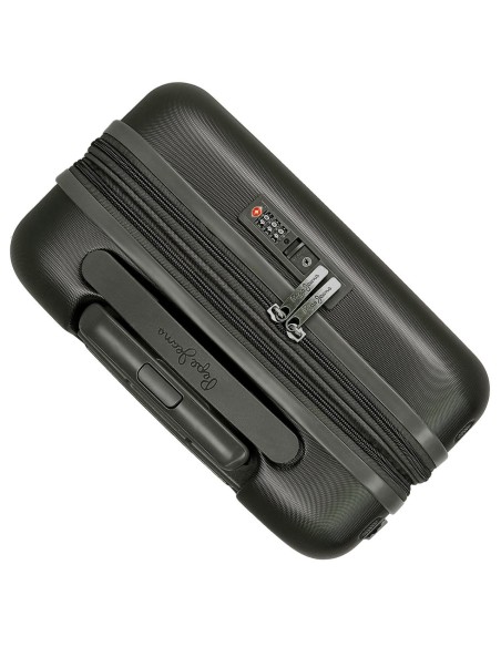 7698631 TROLLEY ABS 55CM.C/EXP. 4R. PJL ACCENT ANTRACITA