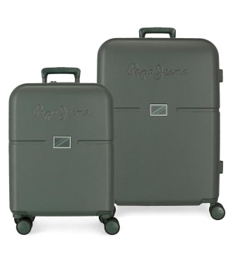 7699533 SET/2 TROLLEY  ABS 55-70CM.4R.PJL ACCENT VERDE