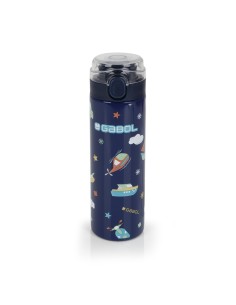 Botella Acero Inox. Infantil Gabol Speedy Azul Marino Bot...