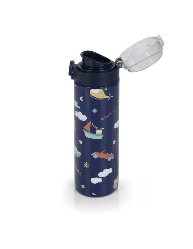 Botella Acero Inox. Infantil Gabol Speedy Azul Marino Bot...
