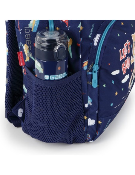 Botella Acero Inox. Infantil Gabol Speedy Azul Marino Bot...