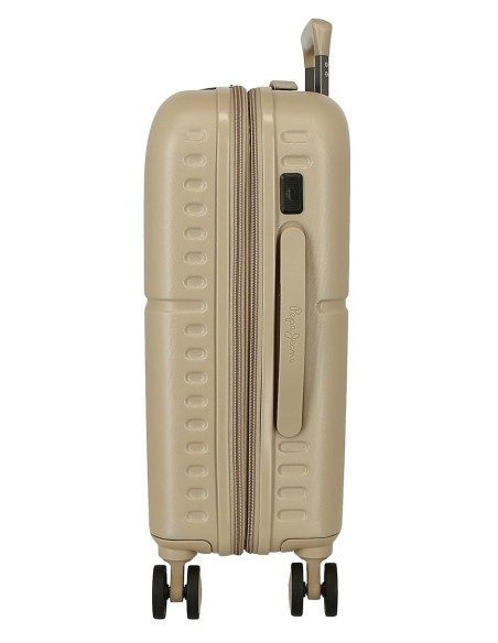 7698638 TROLLEY ABS 55CM.C/EXP. 4R. PJL ACCENT BEIGE CHAMPAG
