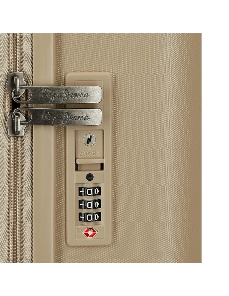 7699238 TROLLEY ABS 70CM. C/EXP. 4R.PJL ACCENT BEIGE CHAMPAG