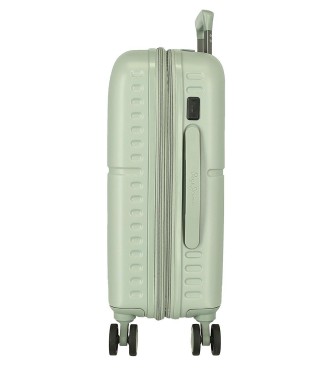 7698639 TROLLEY ABS 55CM.C/EXP. 4R. PJL ACCENT VERDE VINTAGE 2