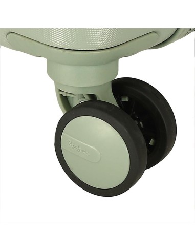 7698639 TROLLEY ABS 55CM.C/EXP. 4R. PJL ACCENT VERDE VINTAGE