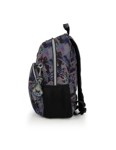 Mochila Escolar Adaptable Gabol Bugs Negro Mochilas Escol... 2