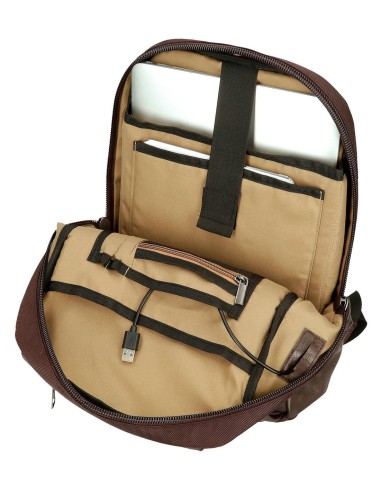 7812132 MOCHILA ADAP.2C PORTAORD. PJL HORLEY MARRON