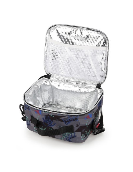 Porta Alimentos Termico Gabol Bugs Negro Neceser-Merender...